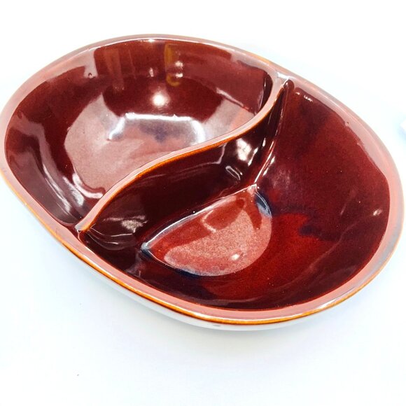 VTG MCM Divided Serving Mar-crest Stone-Proof Ovenware Made in USA Oven Safe - Picture 10 of 11